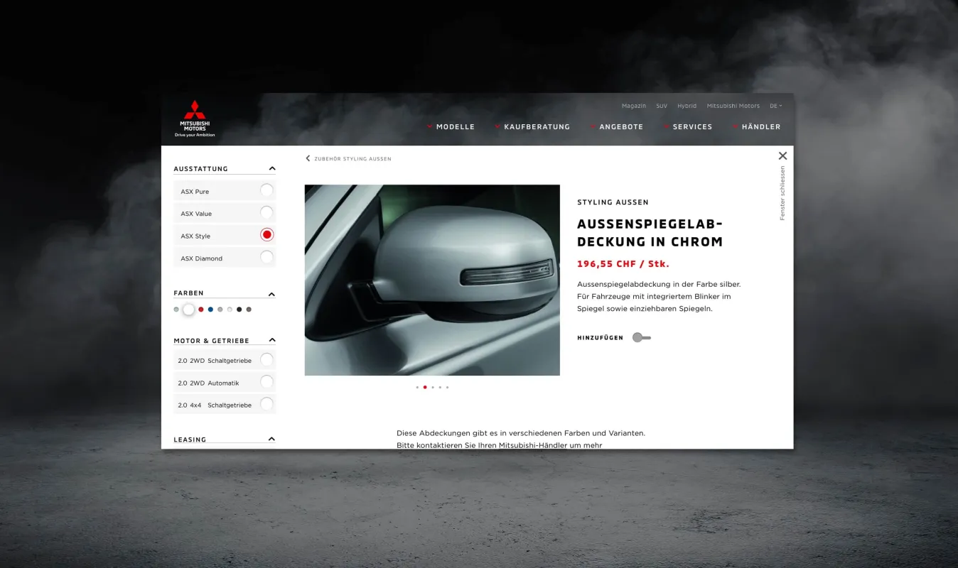 Neustadt gruppe ag referenz mitsubishi motors schweiz konfigurator08