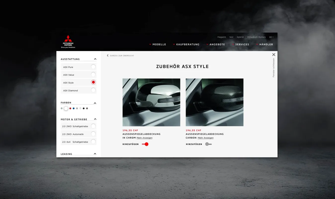 Neustadt gruppe ag referenz mitsubishi motors schweiz konfigurator07
